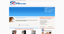 Desktop Screenshot of bourse.emploipublic.fr