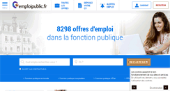 Desktop Screenshot of emploipublic.fr