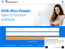 Tablet Screenshot of emploipublic.fr